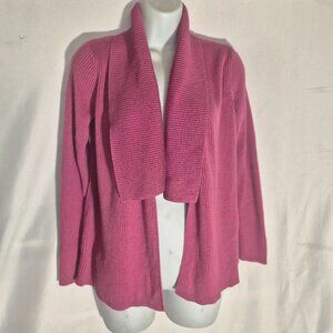 CHICO'S Cardigan sweater, Fuchsia in size 1 (Large)